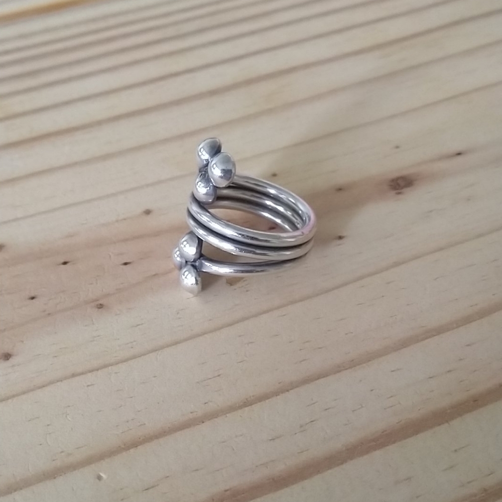 Genuine Solid Silver Ring - image 3
